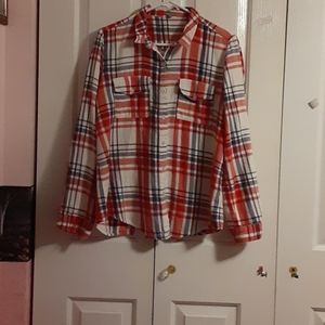 Flannel Plad Charlotte Russell XL shirt
